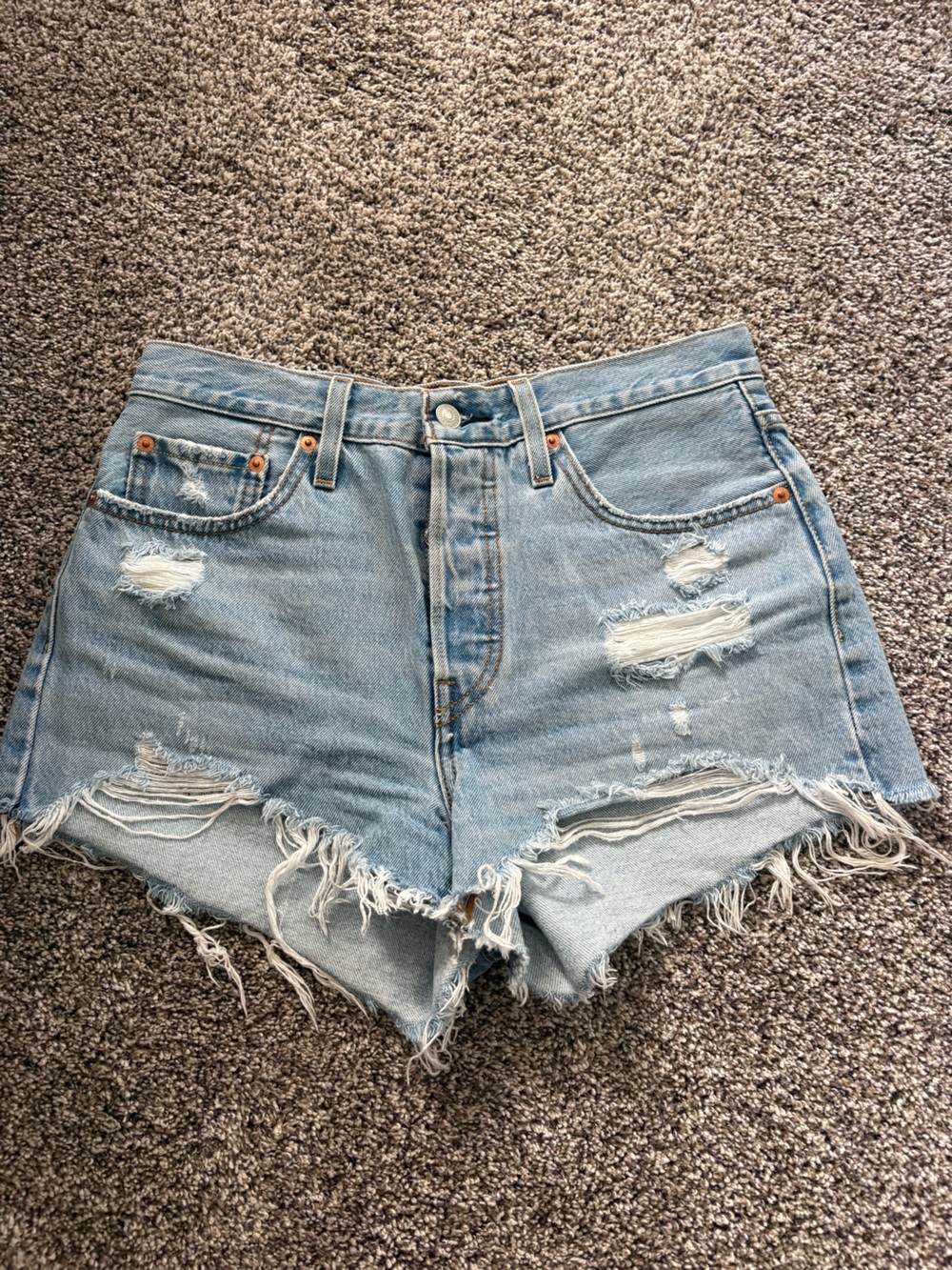 Levi’s 501 Original Shorts Medium Blue Size 27